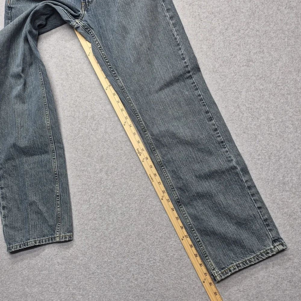 Levi's 505 Jeans Mens 32x34 Medium Wash Blue Denim Regular Fit Straight Leg